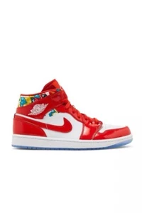 Nike Air Jordan 1 Mid SE Shoes Chile Red White Pollen DC7249-600 size M10/W11.5 - Picture 1 of 7