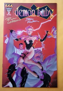 666 cómics DEMON BABY #2 firmados Rich Larson y Steve Fastner - Imagen 1 de 2