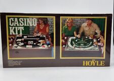 New Vintage Casino Kit by Hoyle 1979 Stancraft #8302 Blackjack Poker Chips Cards
