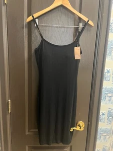 Popilush Shapewear Vestito Reggiseno Incorporato Regolabile Spaghetti Spalline Grande - Foto 1 di 4