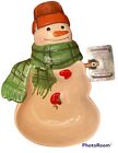2000 Hallmark Christmas Max Snowman Of Mitford Candy Dish Bowl By Jan Karon