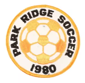 Park Ridge IL Soccer Fabric Patch Never Sewn 1980 - Picture 1 of 2