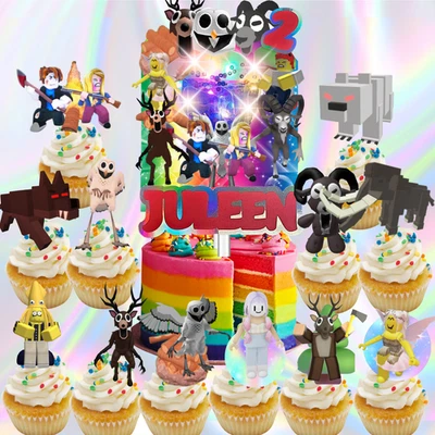 JEWELESPARTYZ FREE CUSTUM 99 NIGHTS IN THE FORESTS CAKE CUPCAKE PARTY SUPPLIES DECORATION