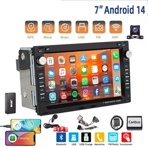 DAB+ Android 14 Autoradio GPS Navi BT Für VW Polo 9N Golf Jetta MK4 Passat B5 T5 - Bild 1 von 15