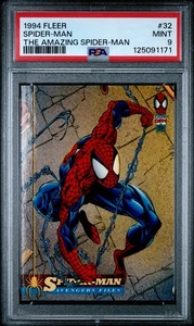 PSA 9 1994 Fleer Spideman The Amazing Spiderman - Picture 1 of 3