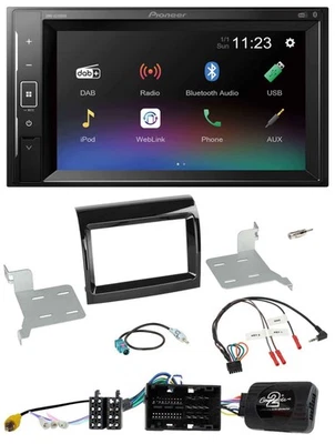 Pioneer DAB Lenkrad 2DIN Bluetooth USB Autoradio für Citroen Fiat Peugeot 2016-2 - Bild 1 von 4