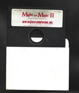 1988 Apple 128K "Might and Magic II" New World Computer Floppy Disc - Bild 1 von 1