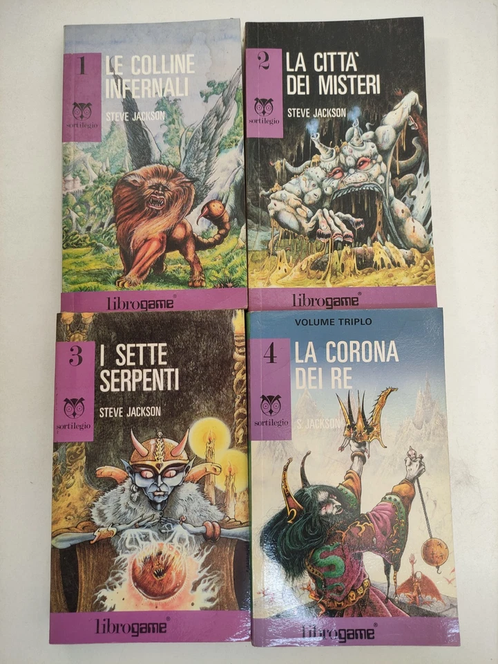 Sortilegio 1/4 LibroGame Libro Game Completa EL Steve Jackson Corona Dei Re-N18 - Immagine 1 di 4