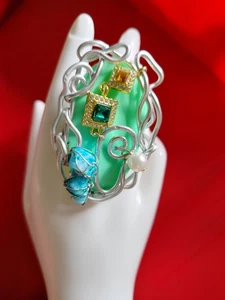 Ring Xxl Handmade Unikat Gross Drath Wire Designer barko Boheme einzigartig boho - Bild 1 von 3