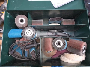 METABO SE 17-200 RT Corded Burnisher 4-8" Compatible Dual Grip - Foto 1 di 7