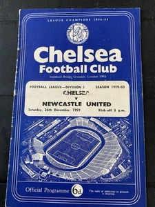 Chelsea v Newcastle United, Football League Division One, 26th December 1959 - Picture 1 of 3