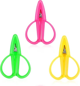Mini Scissors, 3 Pcs Multicolor Tiny Travel Scissors Portable Small Craft Scisso - Bild 1 von 12