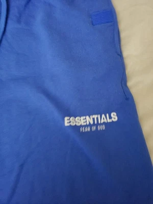 essentials fear of god TMC Mens Royal Blue Shorts Large RARE - Image 1 of 4