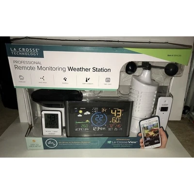 V22-WRTH La Crosse Technology Professional Remote Monitoring Weather Station - Image 1 of 2