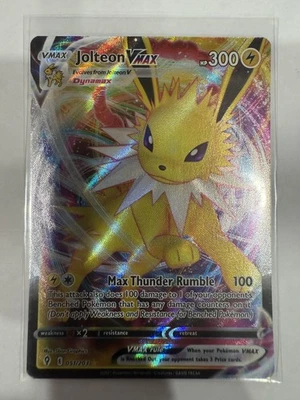2021 Pokemon SWSH07: Evolving Skies #051/203 Jolteon VMAX - Image 1 of 2