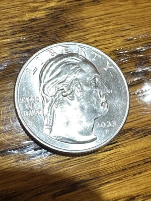 2023 P Edith Kanakaole Quarter error  “IN *COD* WE TRUST” Off Center Reverse - Image 1 of 4