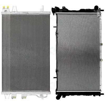 Aluminum Radiator & Condenser Kit for 2005-2007 Chrysler Voyager Dodge Caravan - Изображение 1 из 4
