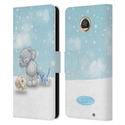 OFFICIAL ME TO YOU CLASSIC TATTY TEDDY LEATHER BOOK CASE FOR MOTOROLA PHONES - Image 1 of 4