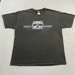 Camisa Harley Davidson de colección para hombre XL Ocean City calavera de pez años 90 1998 HECHA EN EE. UU. * - Imagen 1 de 16