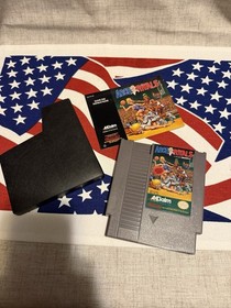 Arch Rivals Basketball Brawl Nintendo NES Cartucho e Instrucciones Juego Funcionando