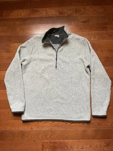 KOPPEN Outdoors 1/4 Zip Pullover Fleece Quarter Gray Mens Large L Better Sweater - Picture 1 of 16