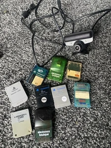 Bundle Of 9 Used Playstation Memory Cards, Plus Camera - Foto 1 di 6