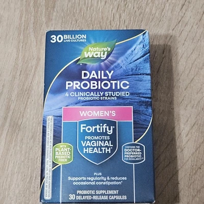 Nature's Way Fortify Women's Daily Probiotic  - 30 Capsules Vaginal Health - Image 1 of 3