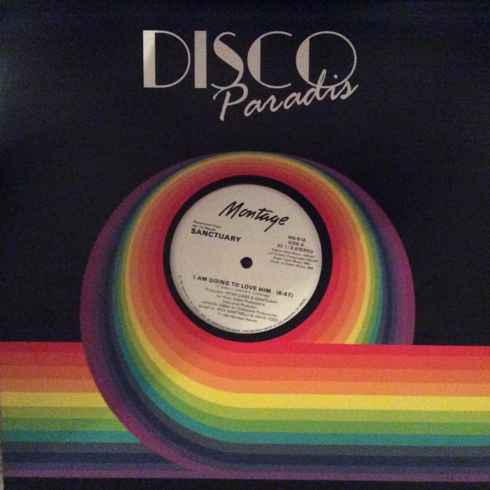 SANCTUARY " I AM GOING TO LOVE HIM " NEW 12 DANCE DISCO SOUL FUNK ** RE-ISSUE ** - Image 1 of 1