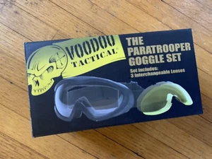 Tactical Military Grade Goggles With 3 Interchangeable Ballistic Lenses - Picture 1 of 2