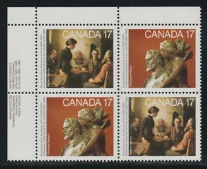 1980 Canada SC# 850a UL - Academy of Arts - Plate Block M-NH Lot # 2949a - Picture 1 of 1
