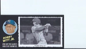 Bobby Witt Jr. 2020 Topps Heritage Minors Greatest Moments - Picture 1 of 1