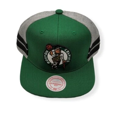 Mitchell & Ness Boston Celtics Nuevo Clásico Ajustable Snapback Gorra Gorra Foto 1 de 4