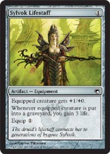 SYLVOK LIFESTAFF Scars of Mirrodin MTG Magic the Gathering Cards DJMagic