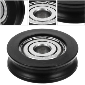 10 pezzi scorrevole fienile porta ruota armadio hardware porta rullo armadio finestra puleggia - Foto 1 di 12