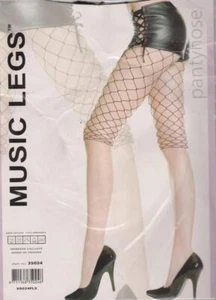 Sexy Black Spandex Diamond Fence Net Biker Shorts - Pantyhose Hot Tights Fishnet - Picture 1 of 1