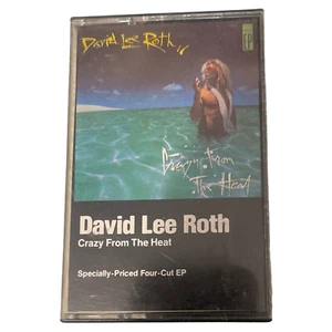 David Lee Roth Crazy From the Heat Cassette Tape - Imagen 1 de 6