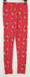 No Boundaries Juniors S(3-5) Red Christmas Low Rise Carrot Leggings - Picture 1 of 4