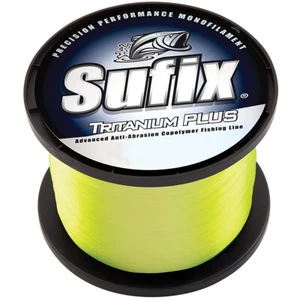 Sufix 696 Tritanium Plus Monofilament Fishing Line, 1 lb Spool, 17 lb Chartreuse - Picture 1 of 1