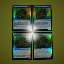 FOIL Snapping Gnarlid x4 Battle for Zendikar 4x Magic the Gathering MTG