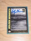 2000 Topps Golden Moments N.Y. Giants Bobby Thomson Signed Baseball Card/Free SH