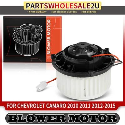 Motor soplador delantero HVAC con jaula de ventilador para Chevrolet Camaro 2010 2011-2015 22762719 Foto 1 de 4