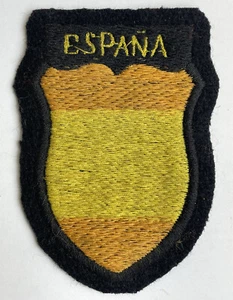 Original German WW 2  Spanisch -- Volunteer  Sleeve Patch - Picture 1 of 2