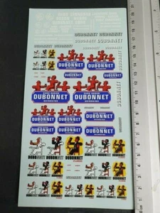 DECALS DIVERSES ECHELLES LOGOS PUB APÉRITIF DUBONNET -  T491 - Picture 1 of 1