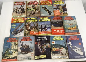 Lot of 14 Vtg. Mechanix Illustrated Magazines 1941–1948 – WWII Era - Imagen 1 de 18