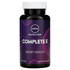 MRM Complete Vitamin E with Coenzyme Q10 & Alpha Lipoic Acid 60 Softgels Fresh