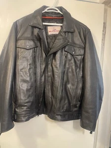 leather jacket Men Size XL (fits More Like A Large) - Picture 1 of 3