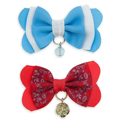 Disney Store Princess Belle Hair Bow 2pc Set Beauty & the Beast Girls Gift NWT - Image 1 of 3
