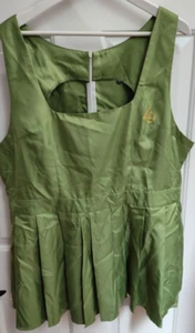 Mahiru Koizumi Cosplay Costume School Uniform Top Size 3XL Olive Green Vest - Picture 1 of 7