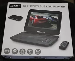 GPX PD1053BX 10.1" Display in Portable DVD Player With Accessories - Picture 1 of 3