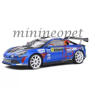 SOLIDO ALPIN A110 RALLY MONTE CARLO 2021 #43 GUIGOU / CORIA 1/18 BLUE S1801614 - Picture 1 of 5